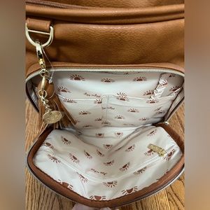 Itzy Ritzy Cognac Boss Plus Backpack Diaper Bag